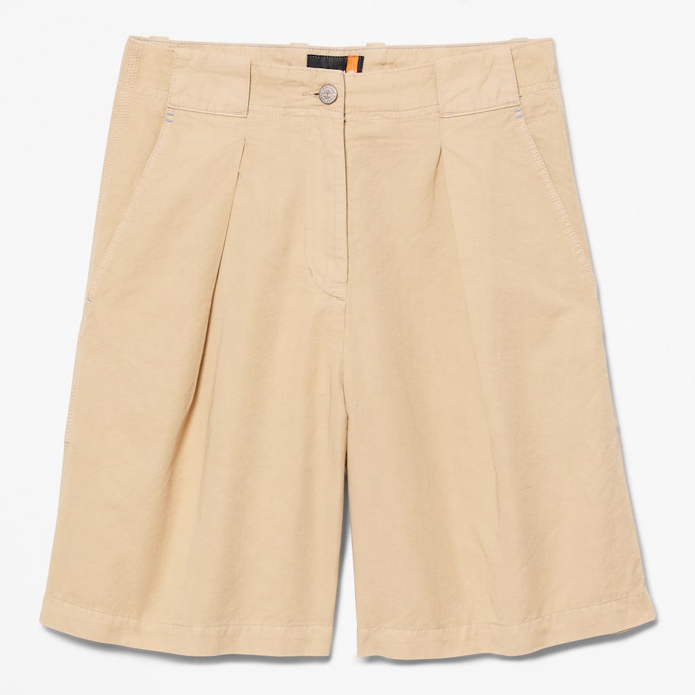 コットンリネン ショーツ レディース