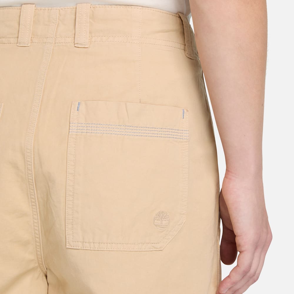 コットンリネン ショーツ レディース