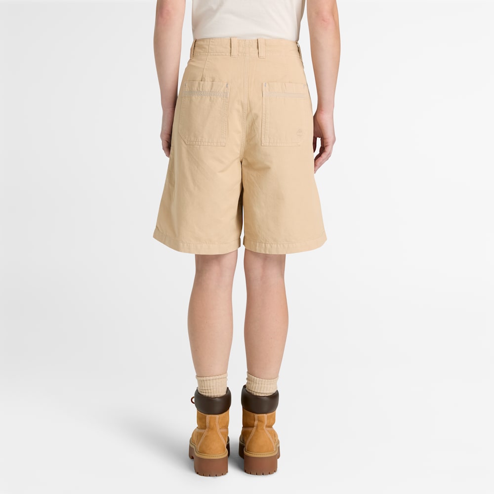 コットンリネン ショーツ レディース