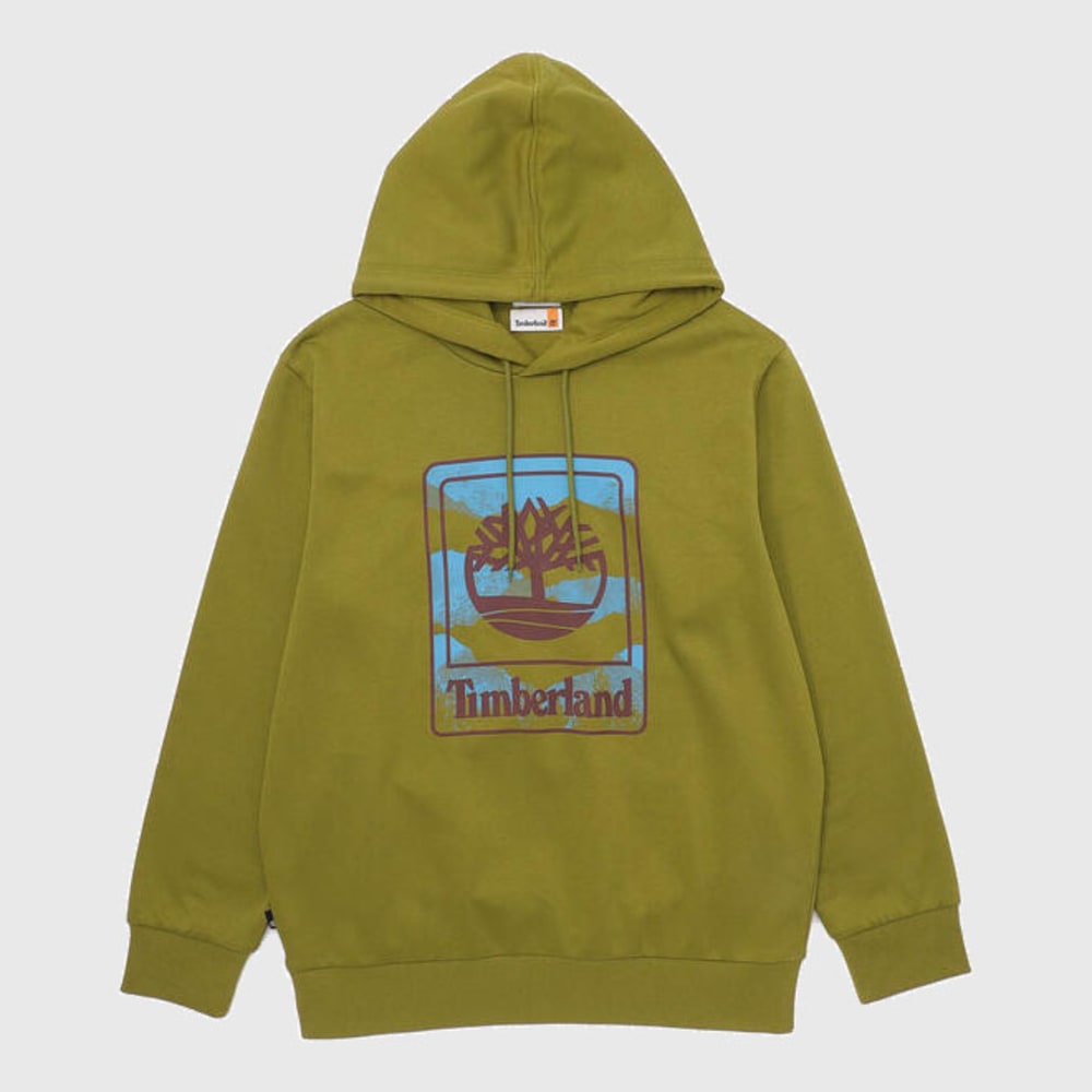 アウトドア グラフィック ブラッシュバック フーディー メンズ