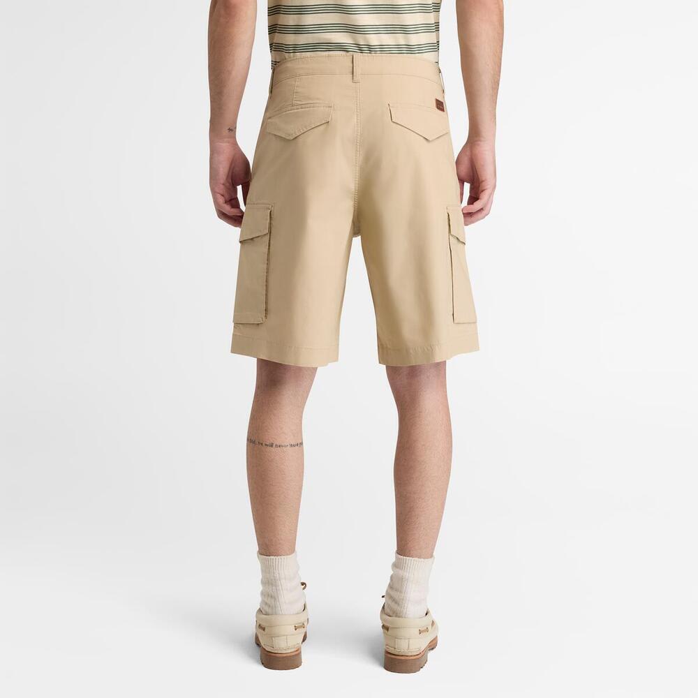 ポプリン カーゴ ショーツ メンズ