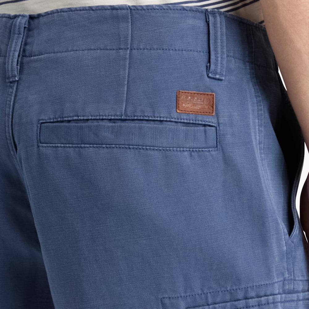 コットンリネン カーゴ ショーツ メンズ