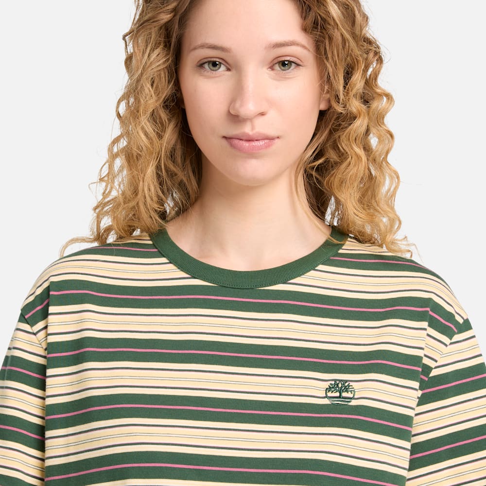 ストライプ 半袖 Tシャツ ユニセックス