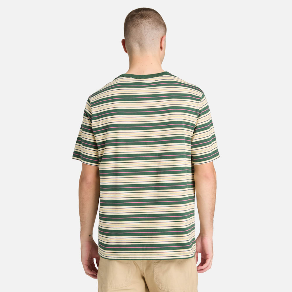 ストライプ 半袖 Tシャツ ユニセックス