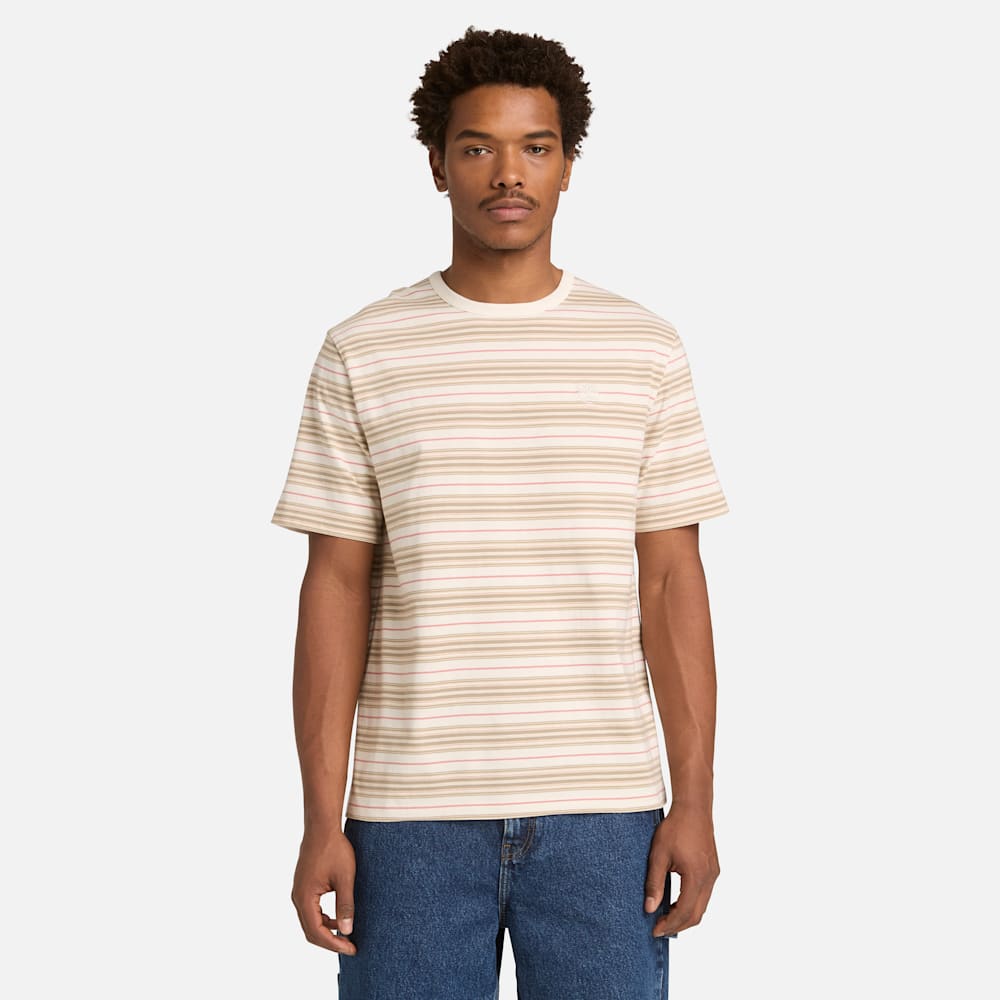 ストライプ 半袖 Tシャツ ユニセックス