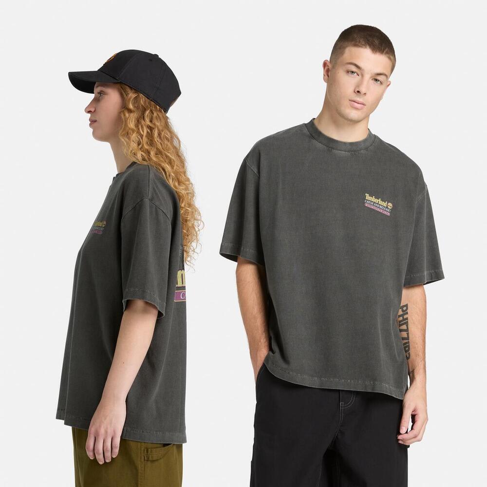 "フライ フィッシング" グラフィック 半袖 Tシャツ ユニセックス