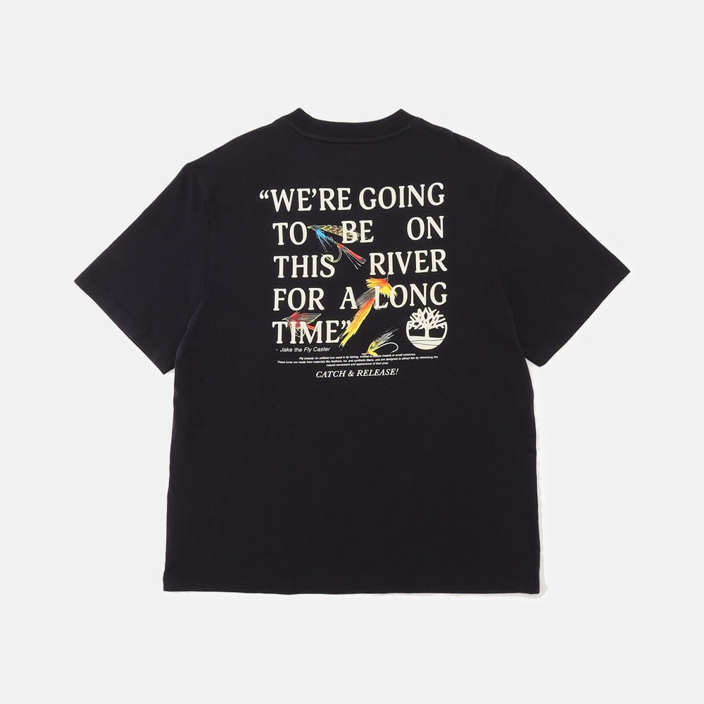 キャッチ＆リリース グラフィック 半袖 Tシャツ ユニセックス