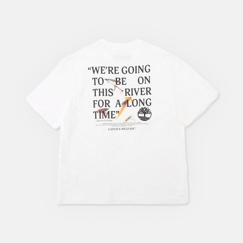 キャッチ＆リリース グラフィック 半袖 Tシャツ ユニセックス