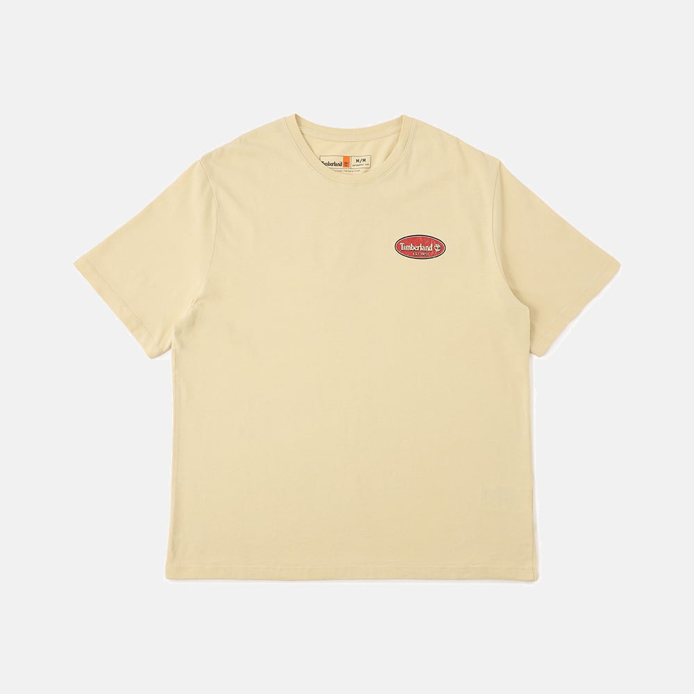 ガスステーション バック グラフィック 半袖 Tシャツ メンズ