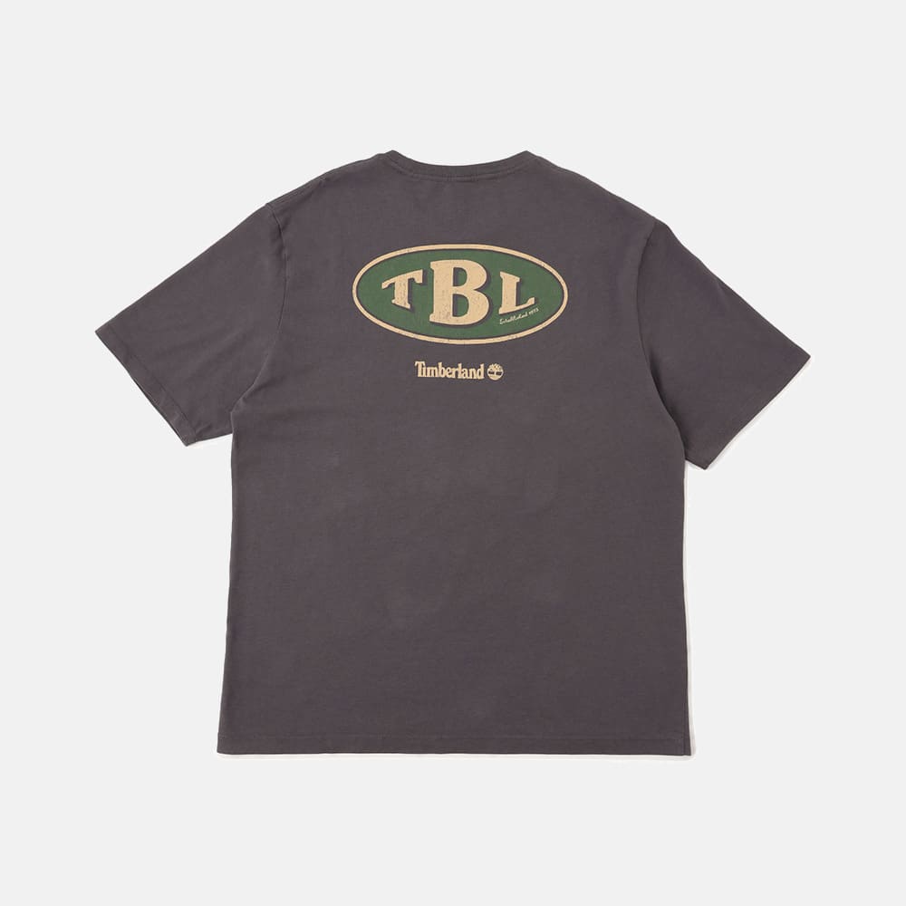 ガスステーション バック グラフィック 半袖 Tシャツ メンズ