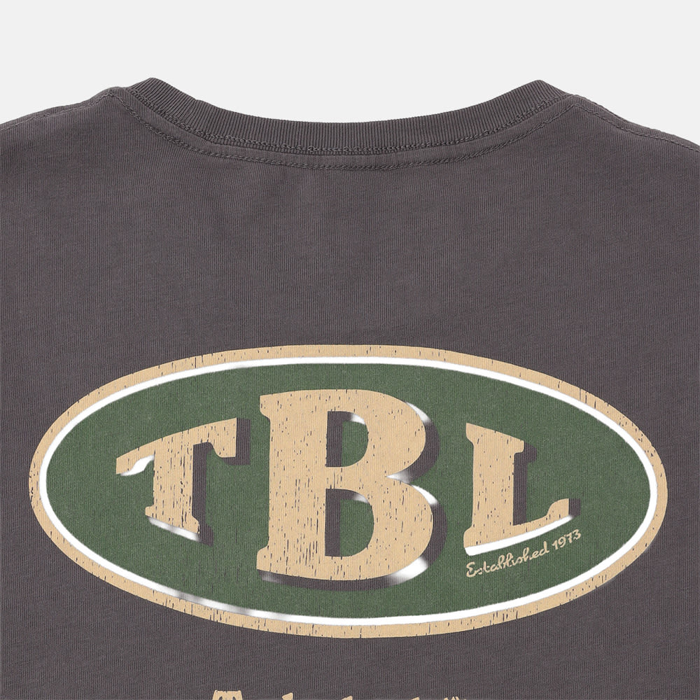 ガスステーション バック グラフィック 半袖 Tシャツ メンズ