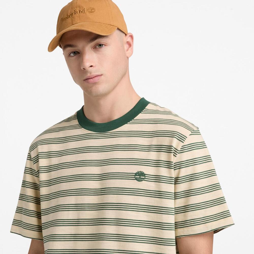 ストライプ 半袖 Tシャツ メンズ