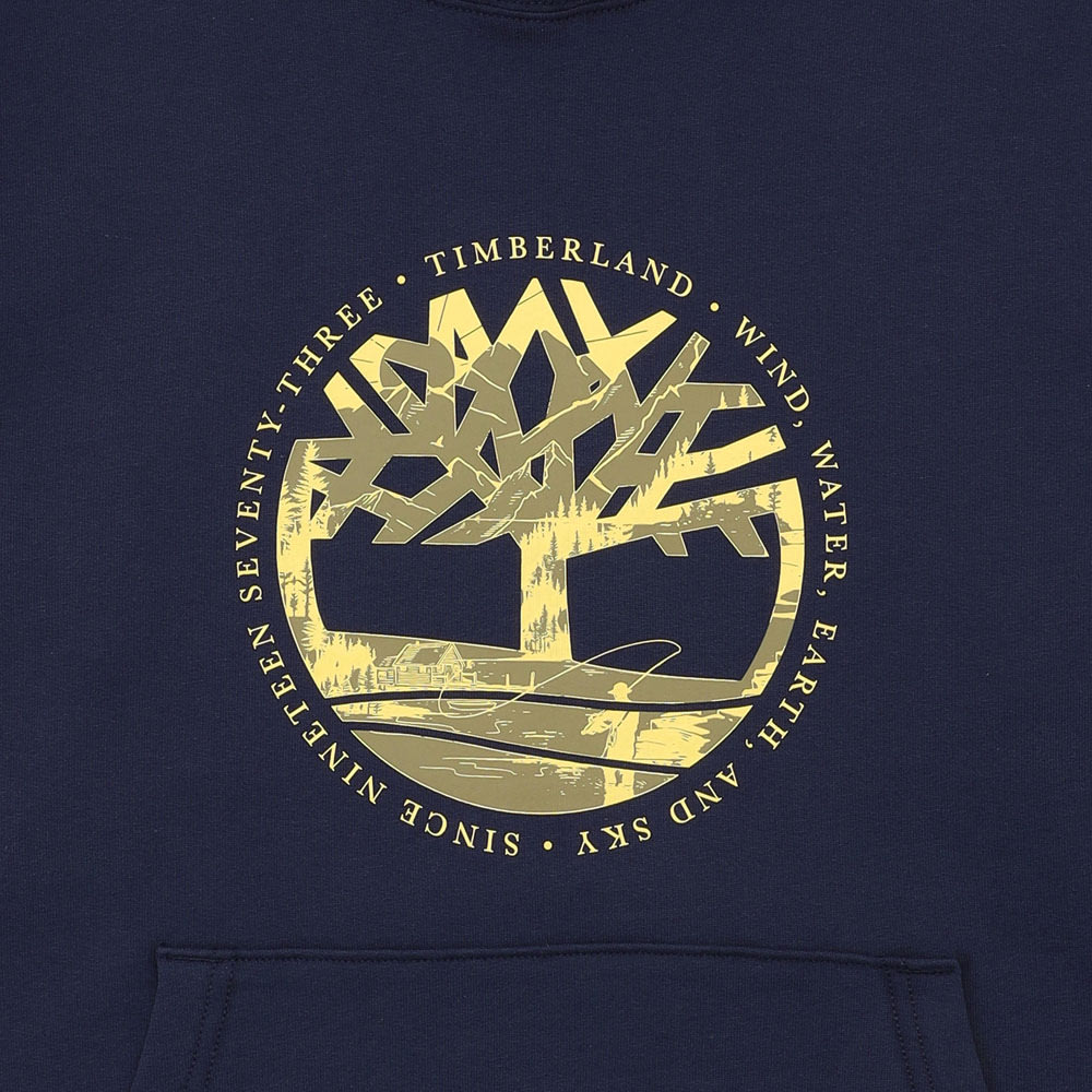 ツリーロゴ グラフィック フーディー メンズ