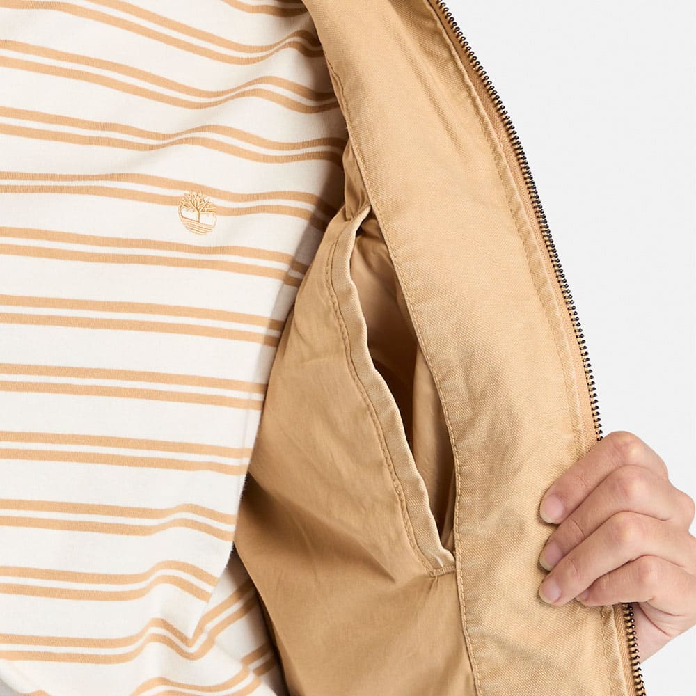 ウォッシュ キャンバス ジャケット レディース