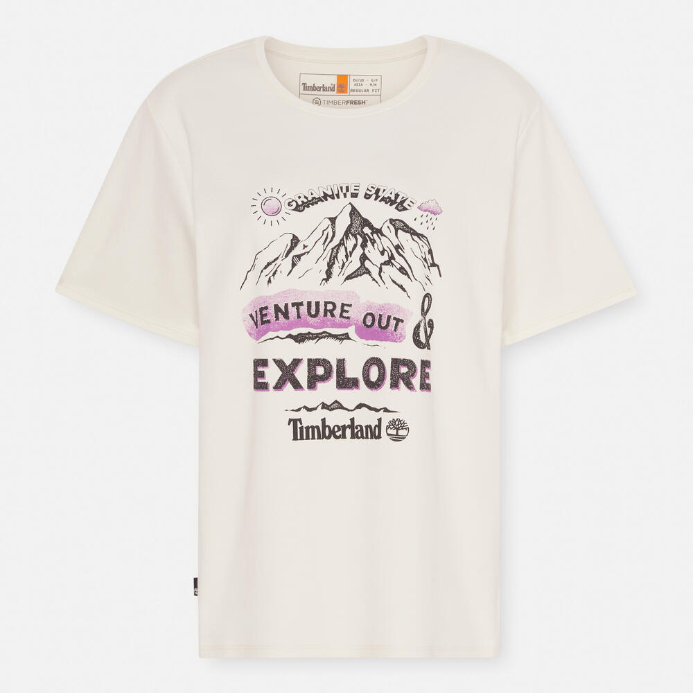 半袖 ティンバーフレッシュ&trade;　フロント グラフィック Tシャツ レディース