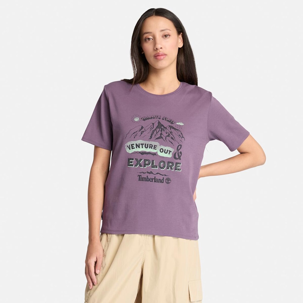半袖 ティンバーフレッシュ&trade;　フロント グラフィック Tシャツ レディース