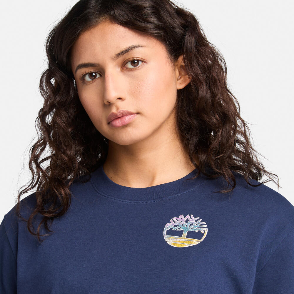 半袖 ティンバーフレッシュ&trade;　バック＆フロント グラフィック Tシャツ レディース