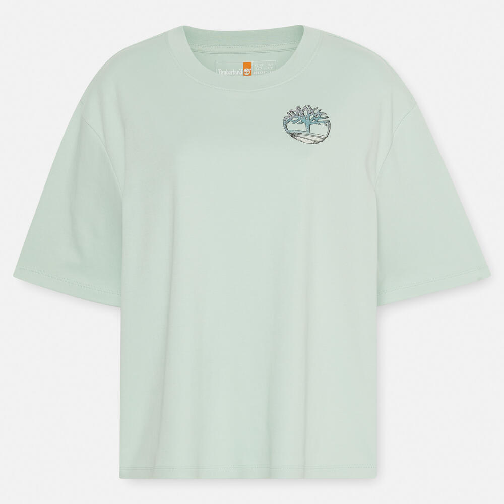 半袖 ティンバーフレッシュ&trade;　バック＆フロント グラフィック Tシャツ レディース