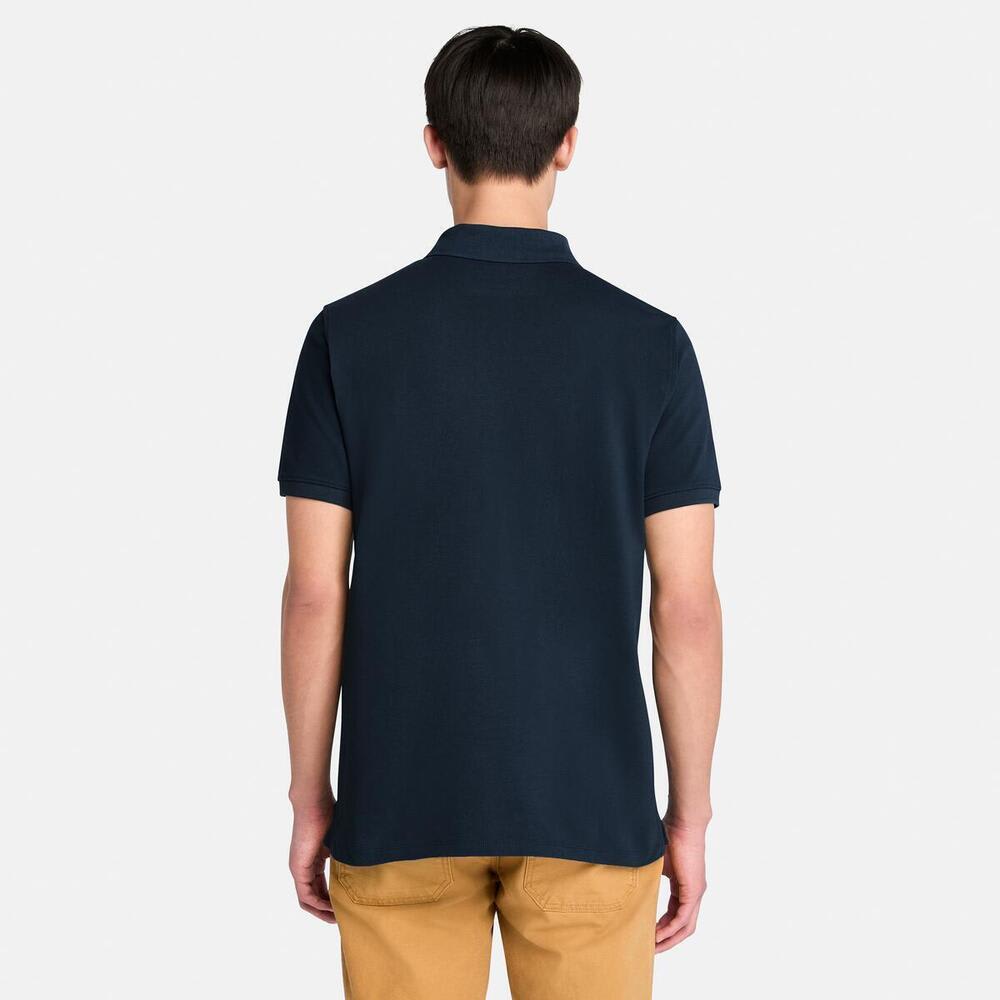 半袖 ピケ ポロシャツ メンズ