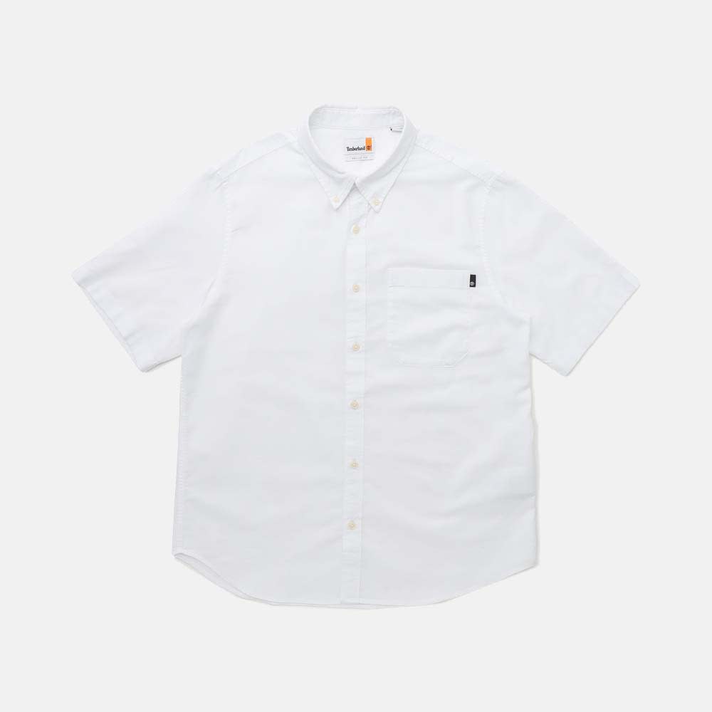 半袖 ヤーン ダイ オックスフォード シャツ メンズ 