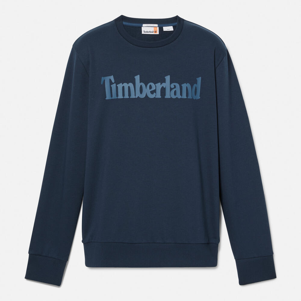 ワードマーク ロゴ ループバック クルーネック スウェットシャツ メンズ