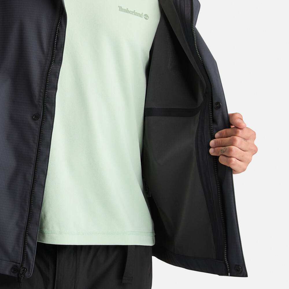 ウォータープルーフ 3レイヤー シェル ジャケット メンズ