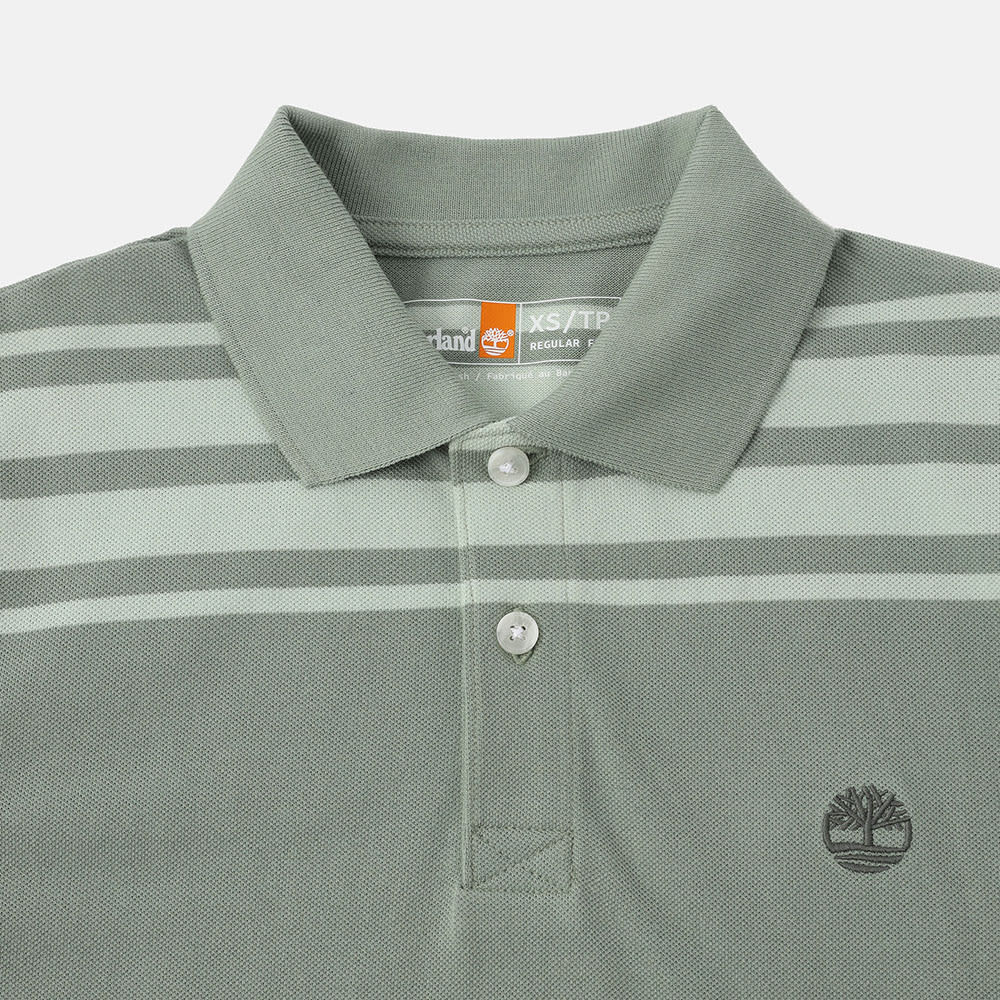 半袖 ストライプ ポロシャツ メンズ