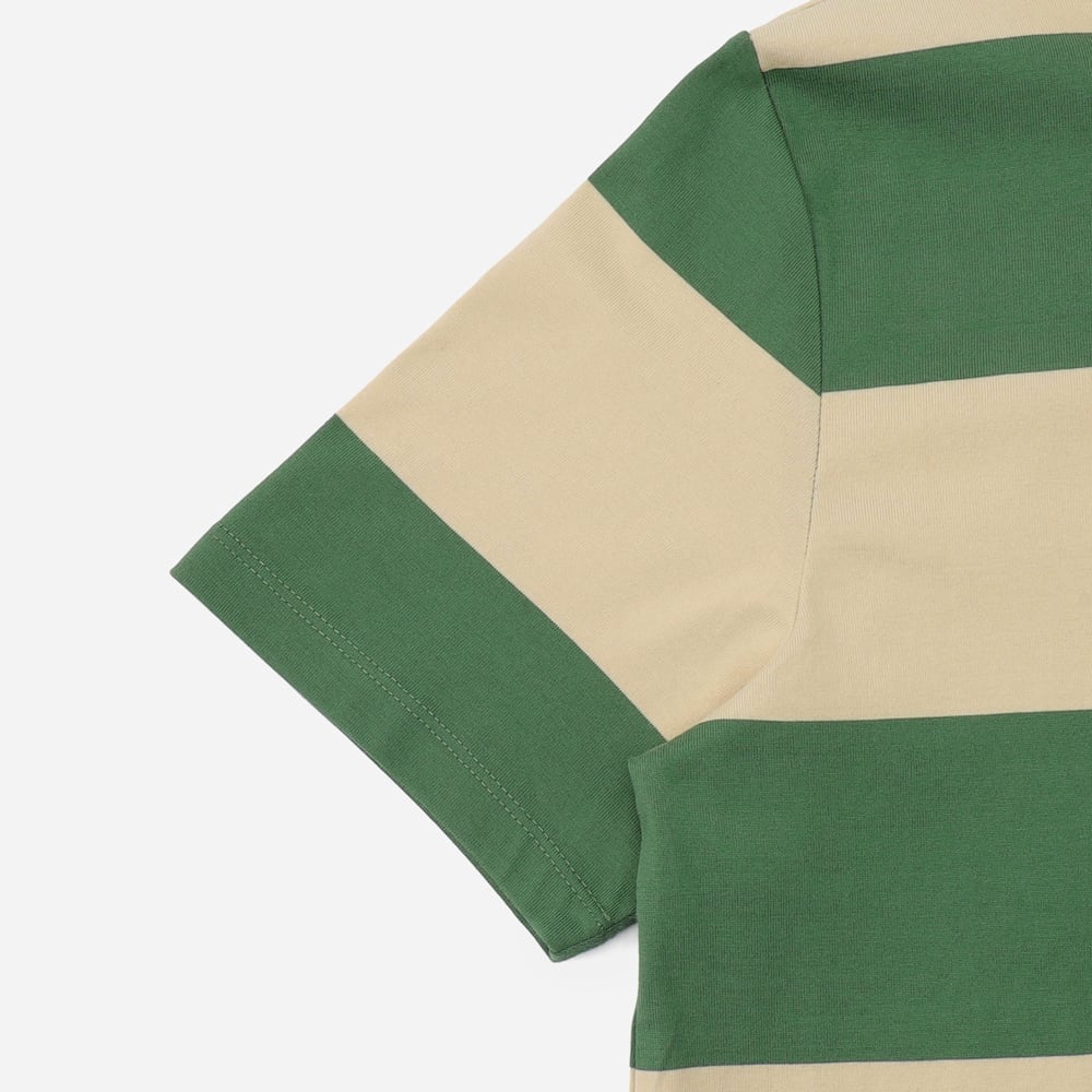 ラグビー ストライプ 半袖 ポロシャツ メンズ