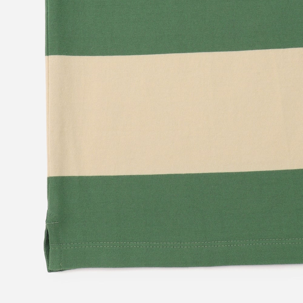 ラグビー ストライプ 半袖 ポロシャツ メンズ