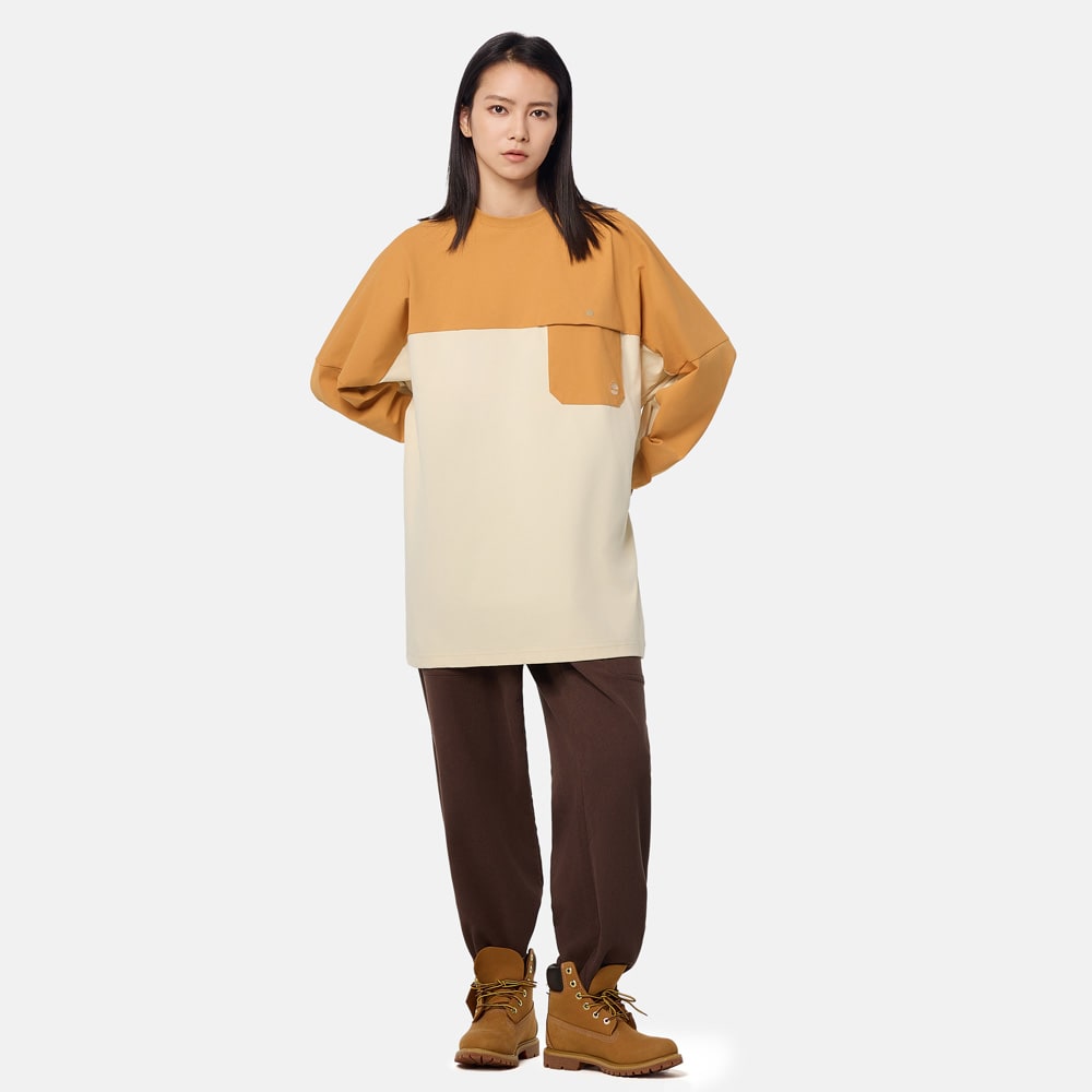 【TOKYO DESIGN COLLECTIVE】 長袖 ポケット Tシャツ ユニセックス