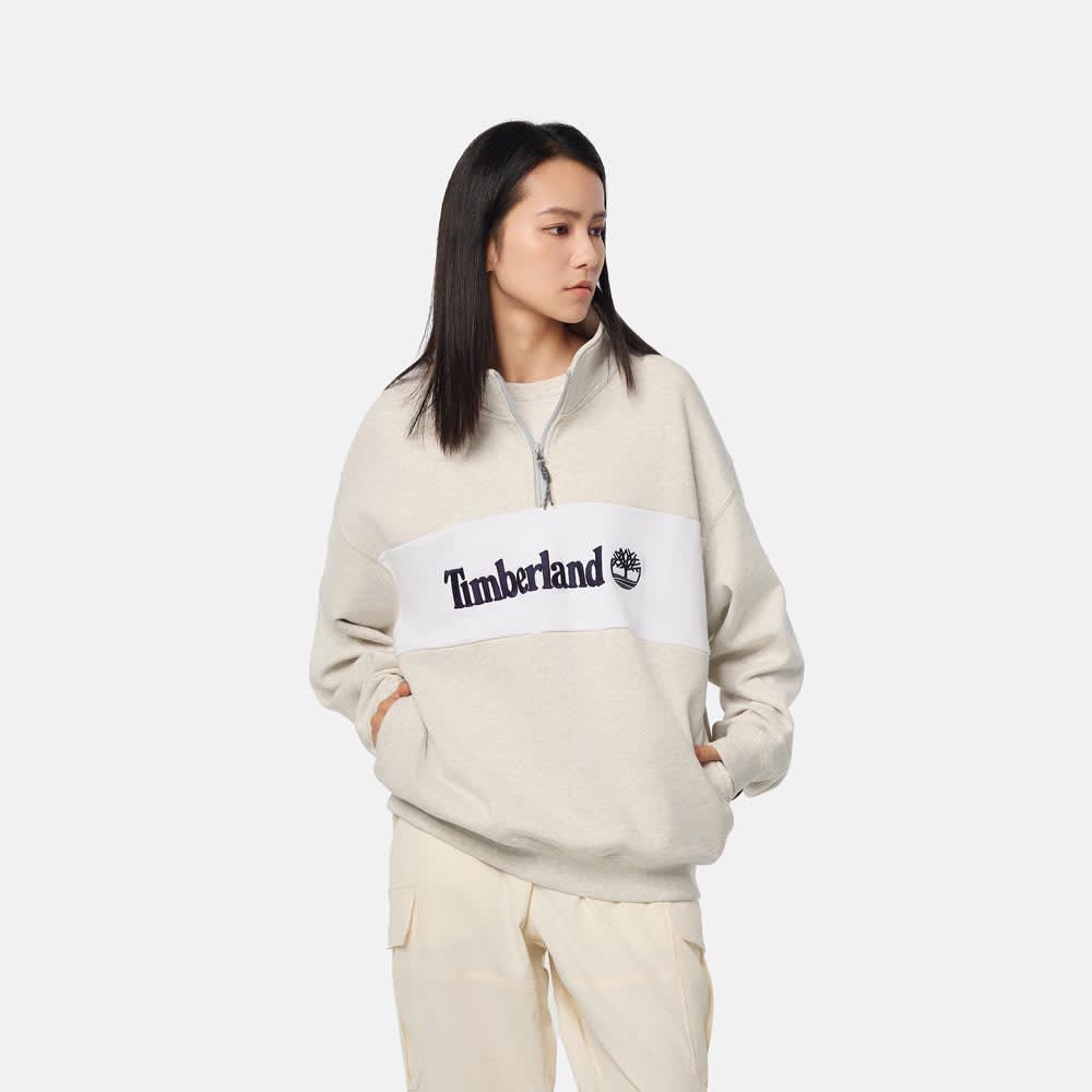【TOKYO DESIGN COLLECTIVE】 ハーフジップ スウェットシャツ ユニセックス