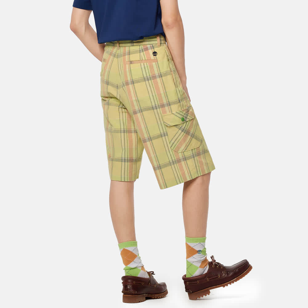 【TOKYO DESIGN COLLECTIVE】 コーデュロイ プレイド ショーツ ユニセックス