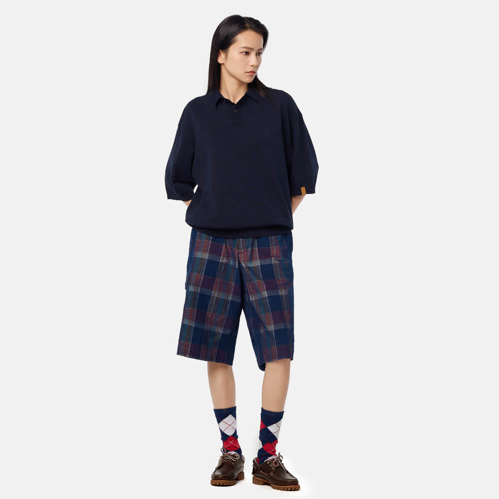 【TOKYO DESIGN COLLECTIVE】 コーデュロイ プレイド ショーツ ユニセックス