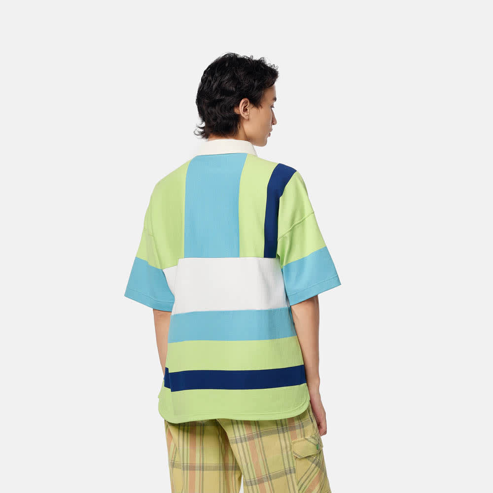 【TOKYO DESIGN COLLECTIVE】 半袖 ラグビー シャツ ユニセックス