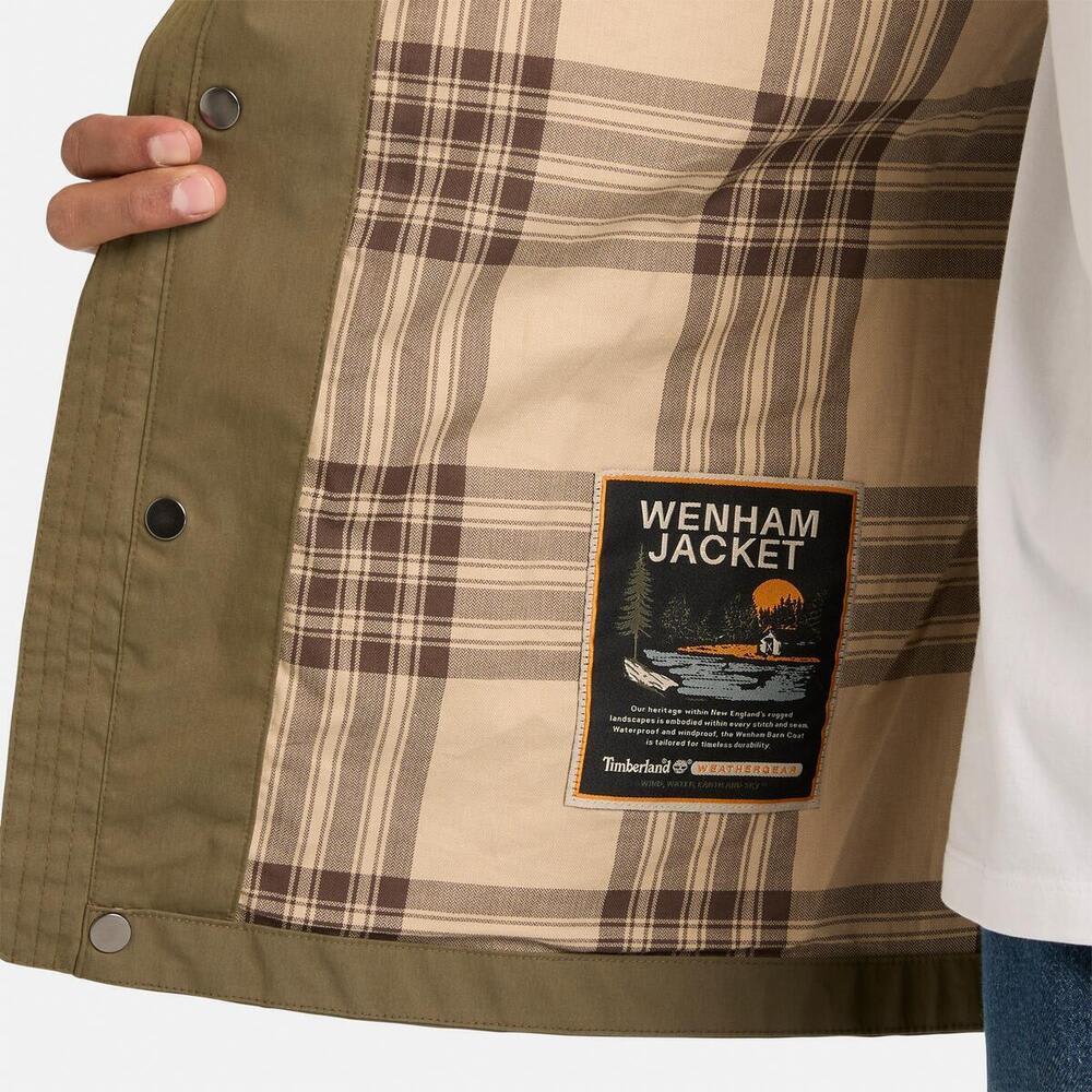 ウォータープルーフ バーン コート メンズ