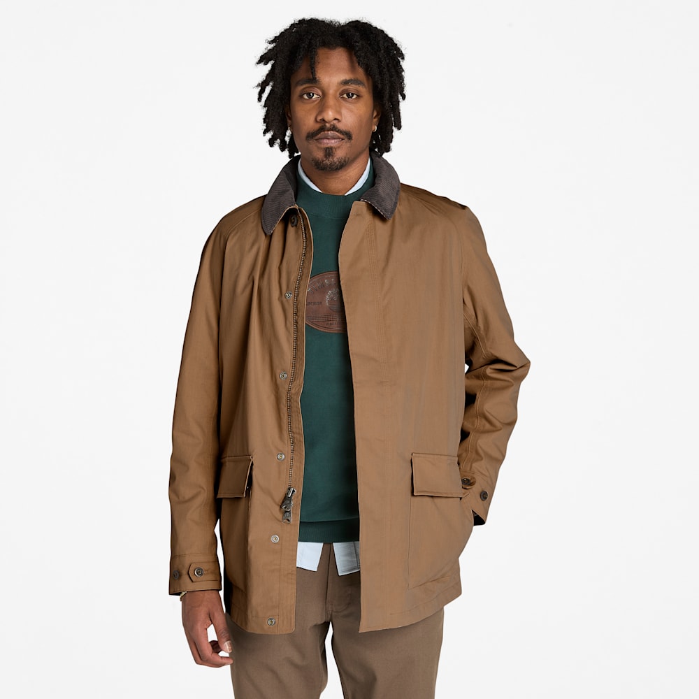 ウォータープルーフ バーン コート メンズ