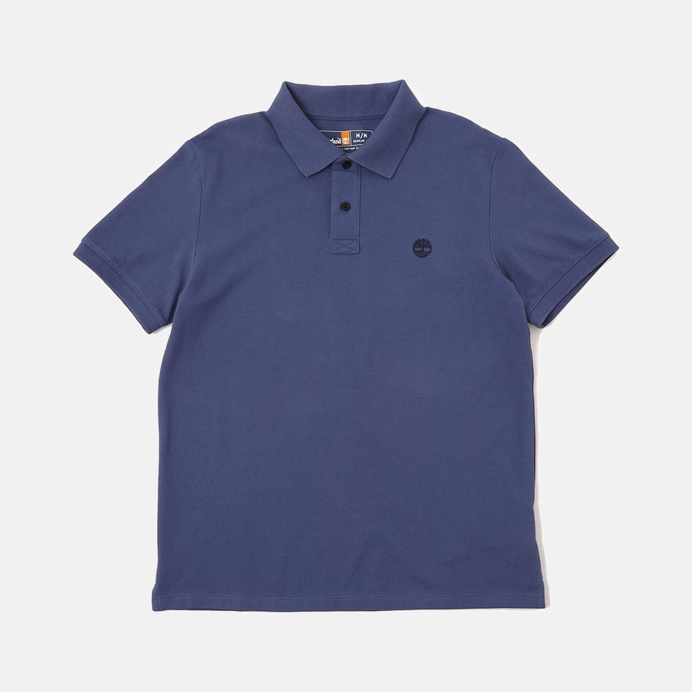 ブランデッド カラー 半袖 ポロシャツ メンズ