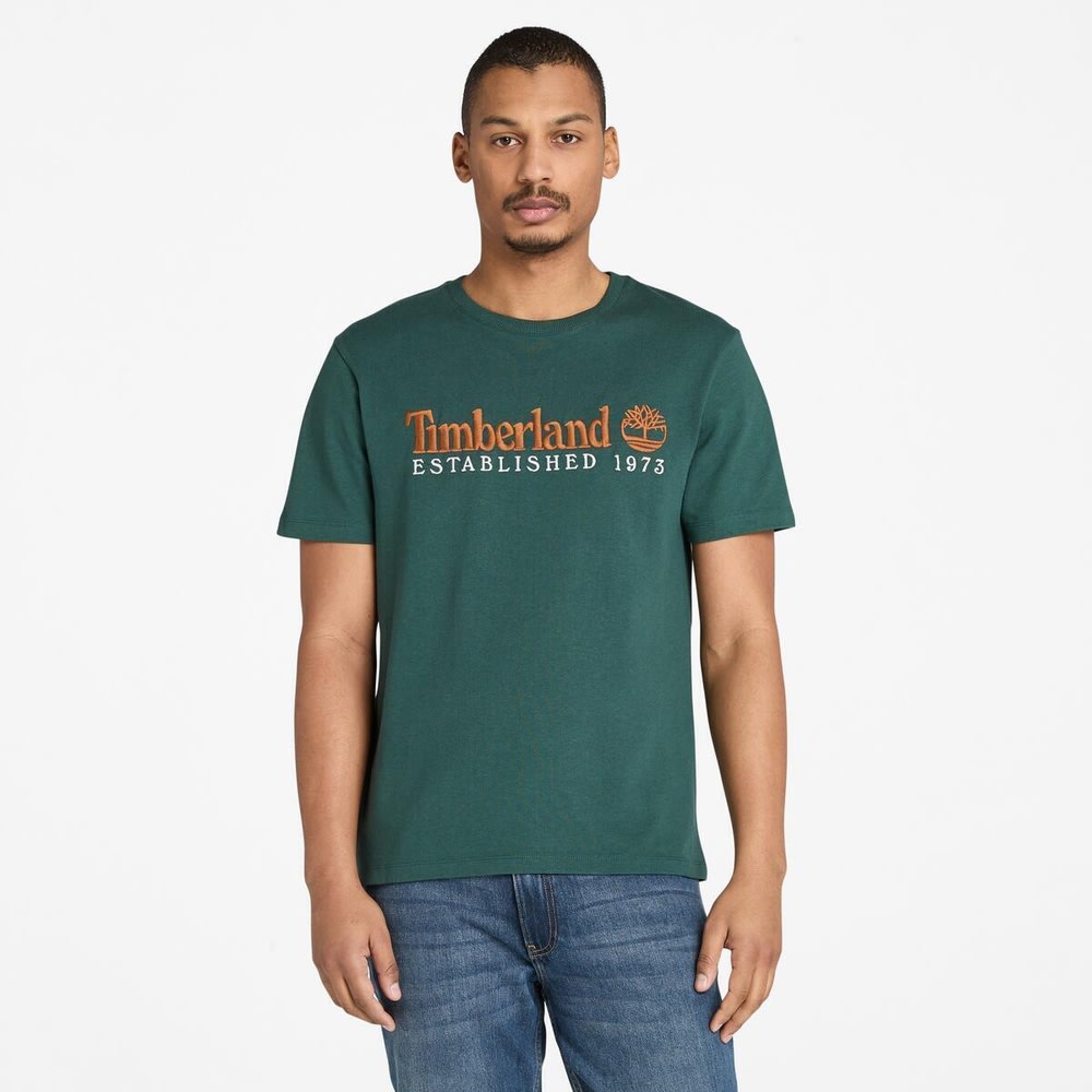 1973 エンブロイダリー ロゴ Tシャツ メンズ
