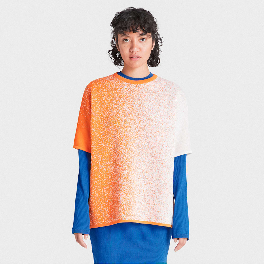 【Suzanne Oude Hengel x Timberland】 レディース 半袖 フューチャー73 ニット Tシャツ