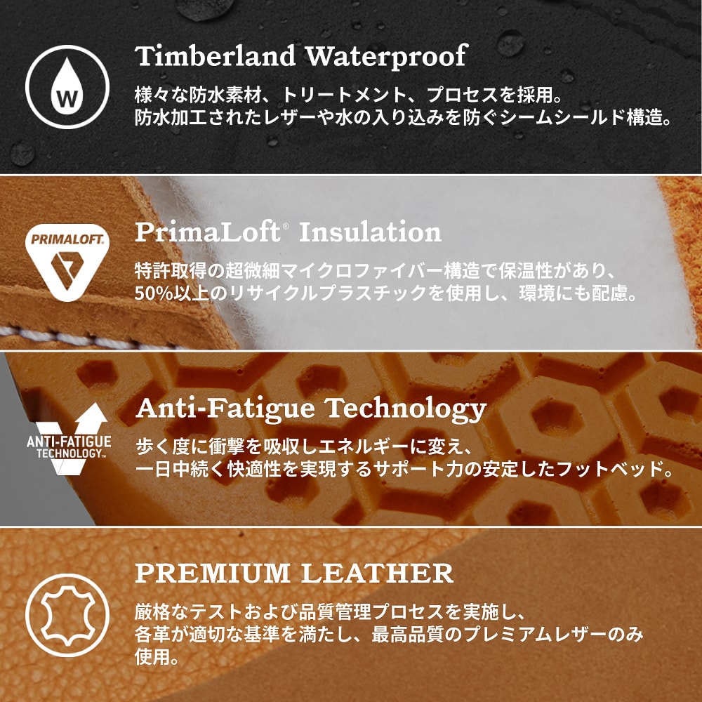 【定番】6インチ プレミアム ウォータープルーフ ブーツ レディース