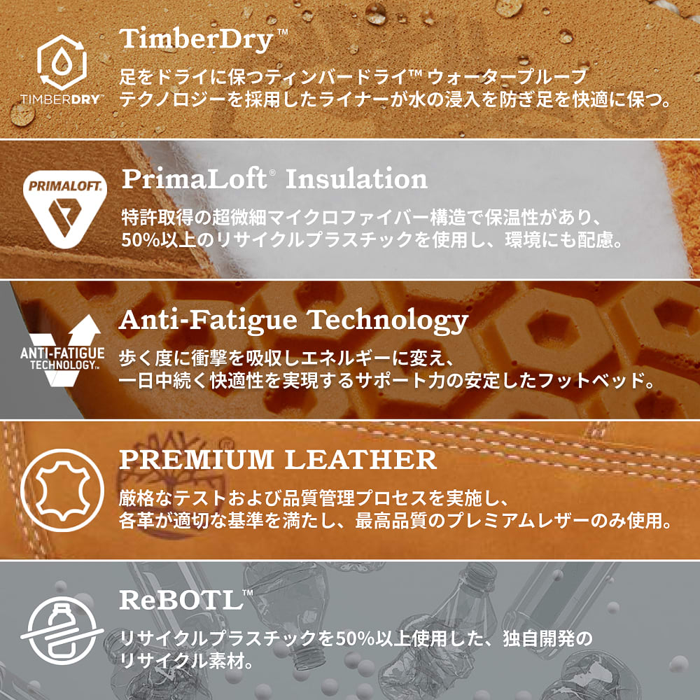 ウォータープルーフ フィールド ブーツ メンズ