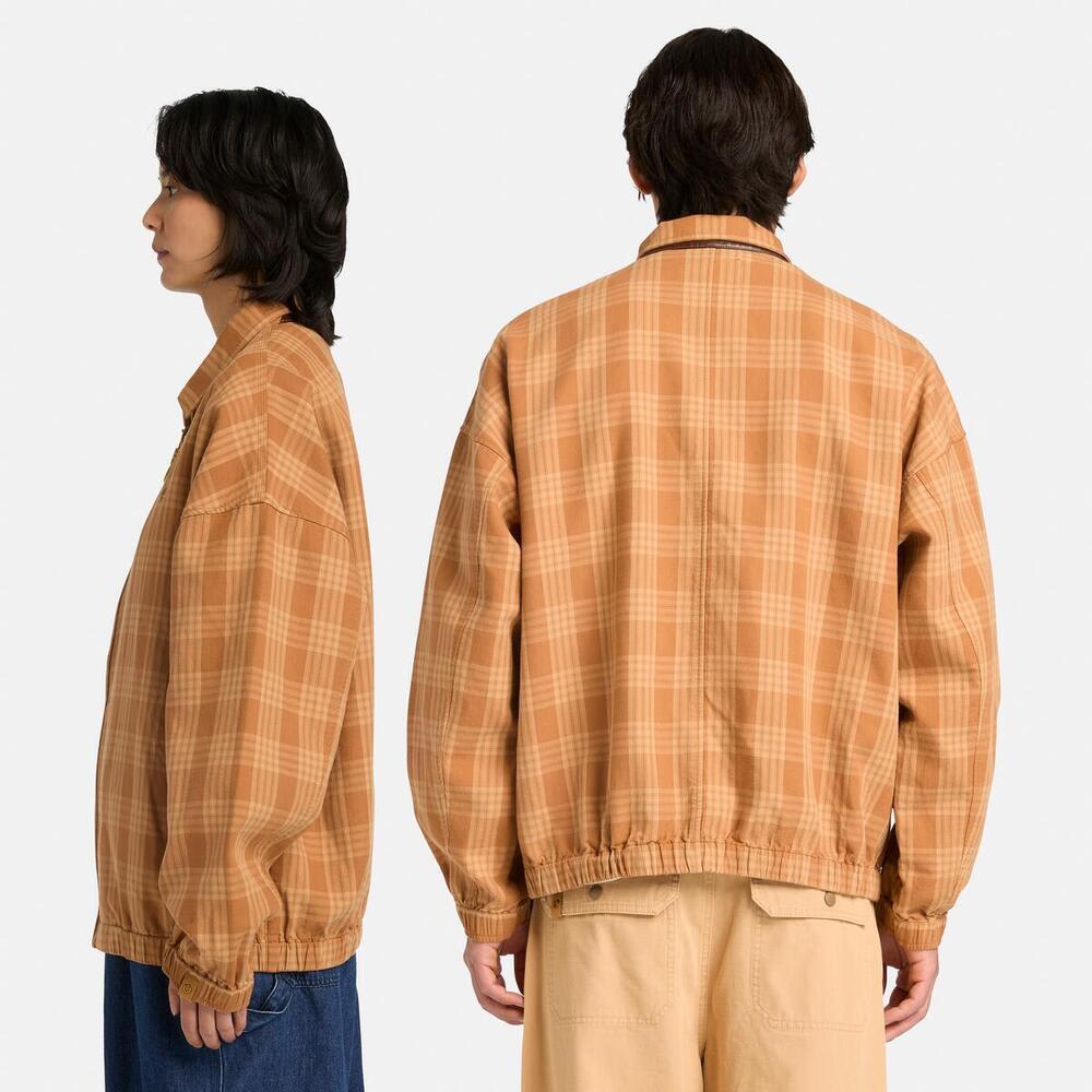 ストラザム ボマー プレイド ジャケット ユニセックス