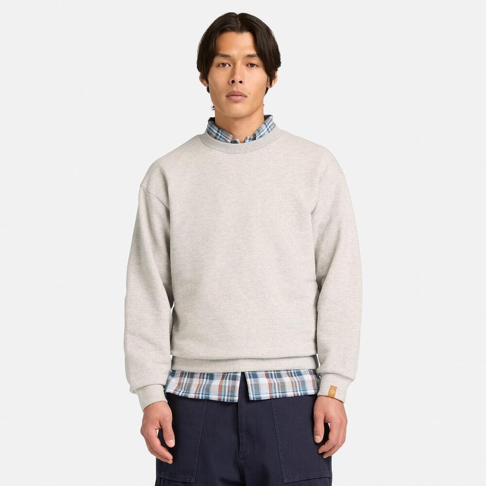 【TOKYO DESIGN COLLECTIVE】ヘリンボーン クルー スウェットシャツ ユニセックス