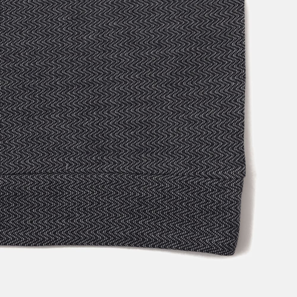 ヘリンボーン クルー スウェットシャツ ユニセックス