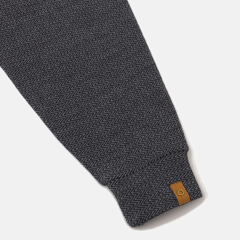 ヘリンボーン クルー スウェットシャツ ユニセックス