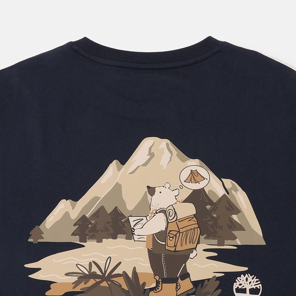 【WEB限定】ベア キャンプ グラフィック Tシャツ ユニセックス