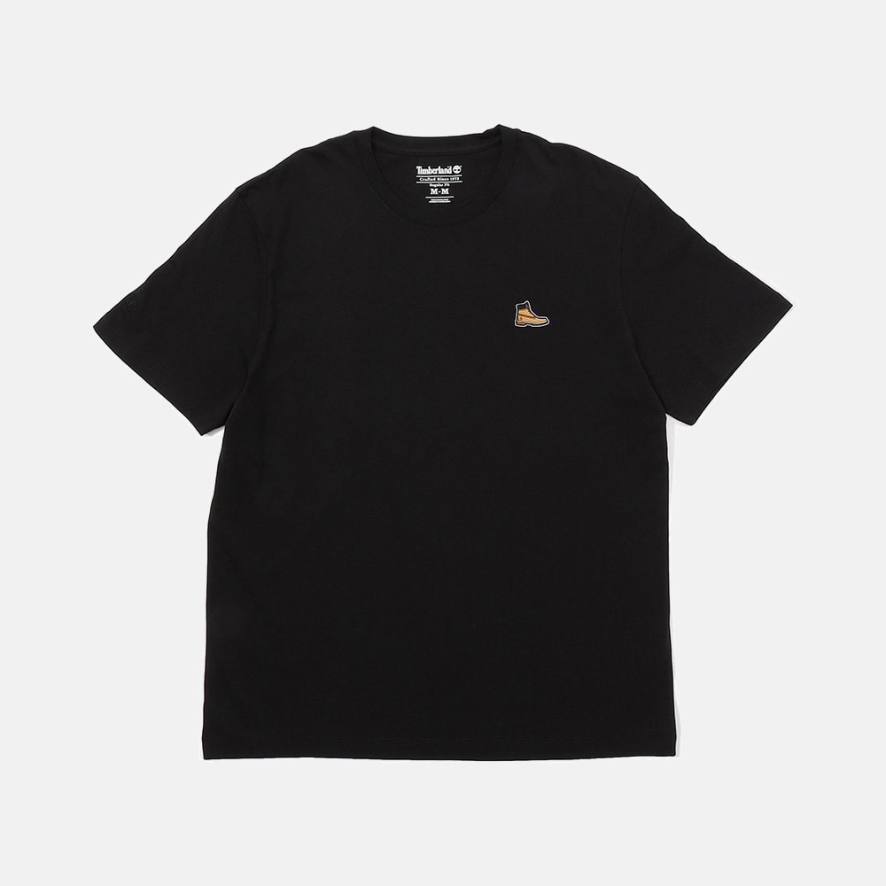 半袖 イエロー ブーツ バッジ Tシャツ ユニセックス